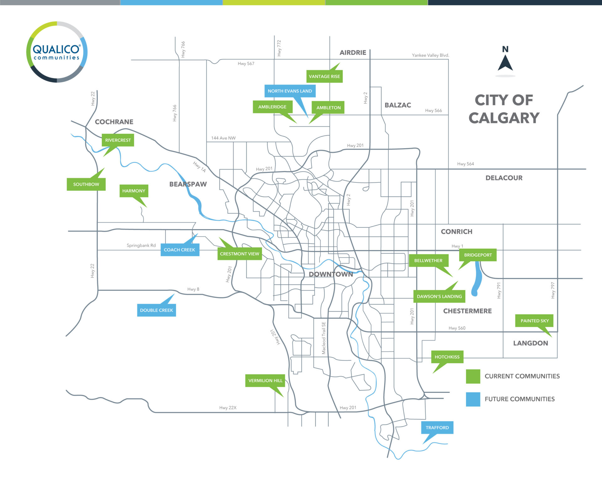 Qualico Communities Map